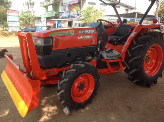 ปัญญาแทรคเตอร์มาแล้ว...นางฟ้า ครับ คูโบต้า L4508 DI special พร้อมใบมีดคานล่างFD184F ผาน6x24 (ยางใหม่ 4 เส้นครับ) จัดส่ง อ.เมือง จ.กำแพงเพชร