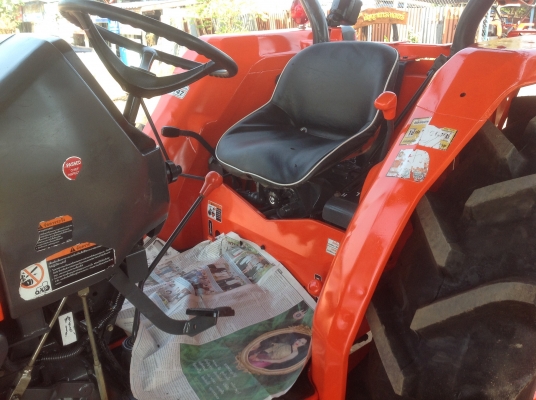 ปัญญาแทรคเตอร์มาแล้ว...นางฟ้า ครับ คูโบต้า L4508 DI special พร้อมใบมีดคานล่างFD184F ผาน6x24 (ยางใหม่ 4 เส้นครับ) จัดส่ง อ.เมือง จ.กำแพงเพชร