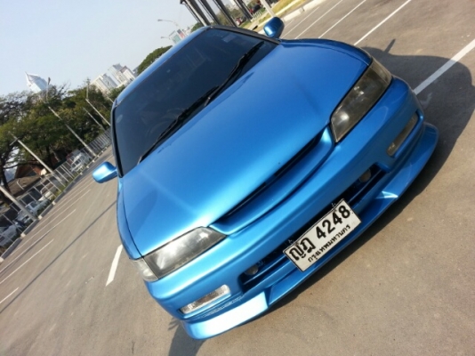 ขายACCORDวางH22AติดLPGหัวฉีดชุดแต่งMUGEN ล้อ17" ดิส4ล้อ เครื่องเสียงชุดใหญ่ สีฟ้าเกล็ดมุข