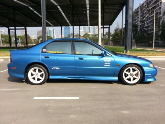 ขายACCORDวางH22AติดLPGหัวฉีดชุดแต่งMUGEN ล้อ17" ดิส4ล้อ เครื่องเสียงชุดใหญ่ สีฟ้าเกล็ดมุข