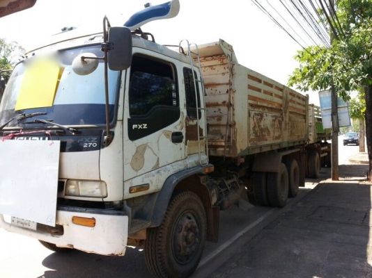 รถอีซูซุ 10 ล้อดั้ม FXZ  270 แรงม้า. ปี 39  ( ขายแม่ , ลูก )  สนใจติดต่อ 081 - 6079515