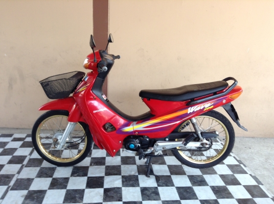 (((ซื้อคันนี้โอน+ต่อภาษีพรบ.ให้คับ))) ขาย!!!ฮอนด้าเวฟ110 ปี42 รถเครื่องดีคับ มีเล่มทะเบียนครบ