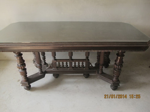 ขายโต๊ะแอนติคเก่าโบราณ ไม้ชิงชันหนาๆ