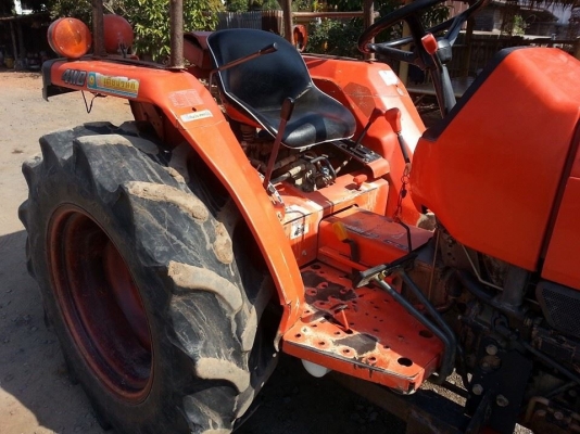 คูโบต้า L3408 4WD 2 เพลา ใบมีดดันหน้า ผาน CMT6x22 ใช้งานได้เลยครับ