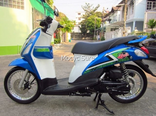 Suzuki Let's สี น้ำเงินขาว รถ10เดือน