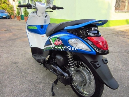 Suzuki Let's สี น้ำเงินขาว รถ10เดือน