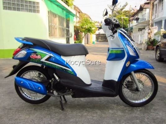 Suzuki Let's สี น้ำเงินขาว รถ10เดือน