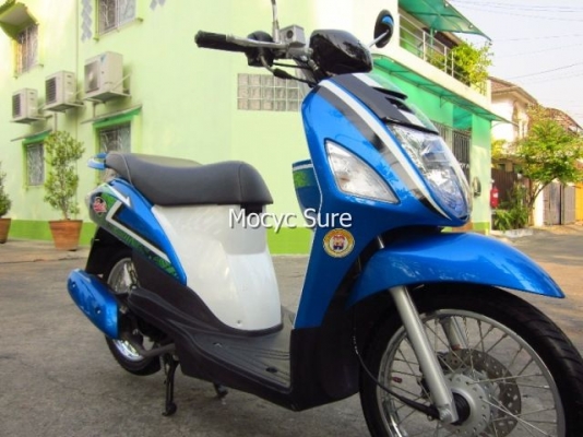 Suzuki Let's สี น้ำเงินขาว รถ10เดือน