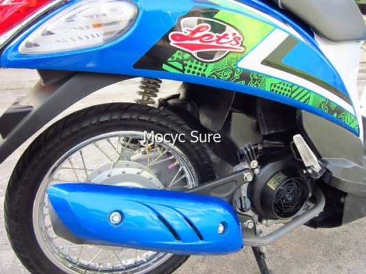 Suzuki Let's สี น้ำเงินขาว รถ10เดือน