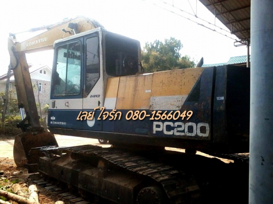 ***ขายแล้วครับขอบคุณ Truck2hand ขายแบคโฮ KOMUTSU pc200-5 ไฟฟ้าตัด คอนโทรลยาว เครื่องเดิมปั้มเดิม ช่วงล่างแน่นดีเอวดี ใบแทรก โซ่ โรลเลอร์ 70-80\% ทำงานเร็วไม่โหลด บูมอาร์มดีไม่ปะ พร้อมใช้ พร้อมลุยงาน เอกสารอินวอย ราคาต่อรองได้เด้อ พี่น้องครับ