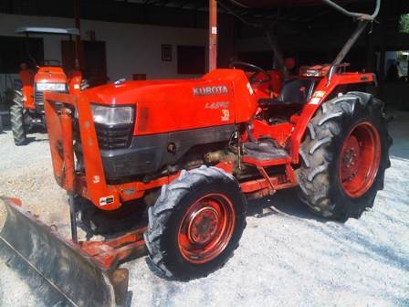 ขายรถไถ Kubota L 4508 (4WD) พร้อมดันหน้า สภาพเดิมๆ