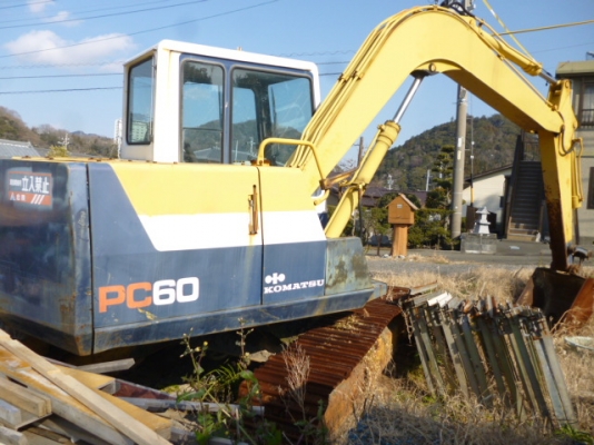 Komatsu PC60-6 ปี 1990 สภาพสวยมาก 3000 ชม. แท้จากญี่ปุ่น