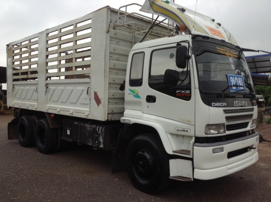 ISUZU DECA ปี 50 สิบล้อ 2 เพลาแม่+ลูก พ่วง. FXZ ดัมพ์สามมิตร คอกเกษตร เครื่อง 270 แรงม้า ยูโร 2 รุ่นแม็กซ์โหลด ลูกสามคานยัด เครื่องดี ยางดี ซัซซี่สวยมาก 2,400,000