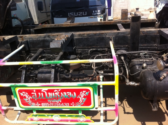 HINO 3H เครื่อง HO7D 195 แรงม้า สภาพทำสี เก็บงานเรียบร้อย พร้อมใช้มาก