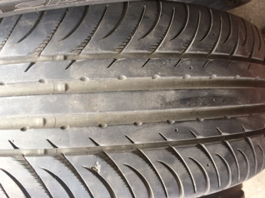 ล้อแม็ก ลายซิ่ง  17x7.5  6 รู พร้อมยาง 215/55/17