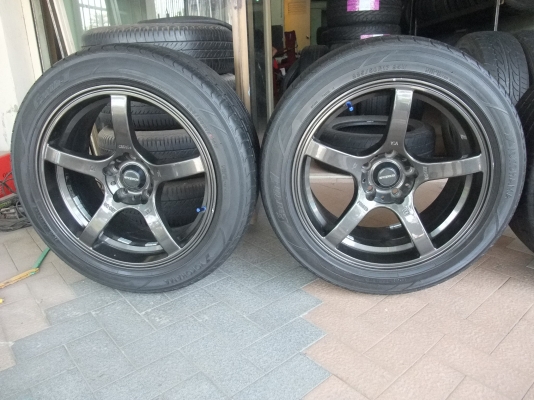 แม็ก prodrive ขอบ17 หน้า8.5 หลัง9.5 พร้อมยาง
