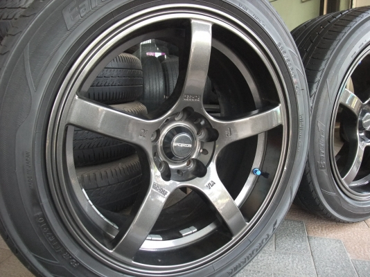 แม็ก prodrive ขอบ17 หน้า8.5 หลัง9.5 พร้อมยาง