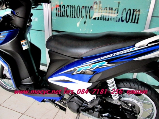 MIO 125 i ลาย RR ไมล์ 2 พันโล  สีนํ้าเงินขาว  ระบบหัวฉีด  แถมฟรี เสื้อ และหมวกกันน็อก  28900