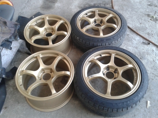 ขายล้อแม็กขอบ17 5.114 ลาย advan rg2 4ล้อ ขายถูก
