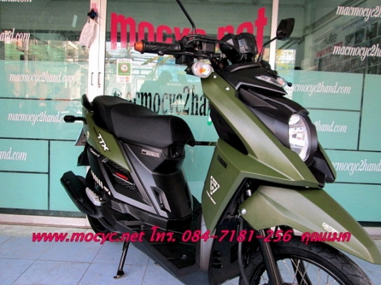 TTX ลายทหาร ปี 55 สีเขียวดำ ไมล์ 6115 โล  แถมฟรี ค่าโอน  เสื้อ และหมวกกันน็อก 31900