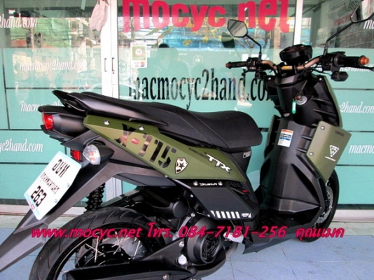 TTX ลายทหาร ปี 55 สีเขียวดำ ไมล์ 6115 โล แถมฟรี ค่าโอน เสื้อ และหมวกกันน็อก 31900 TTX ลายทหาร ปี 55 สีเขียวดำ ไมล์ 6115 โล แถมฟรี ค่าโอน เสื้อ และหมวกกันน็อก 31900