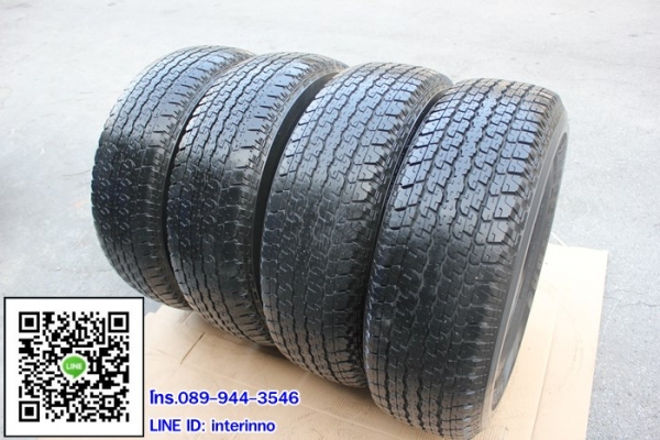 ยางรถยนต์ BRIDGESTONE มือสอง รุ่น Dueler H/T จำนวน 4 เส้น สภาพดี ราคาถูก***