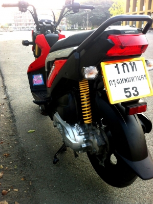 ขาย Honda Zoomer-x สีแดง ปี 2556 (รถ7เดือน) ราคา 38,500บาทรถสวยมากๆ