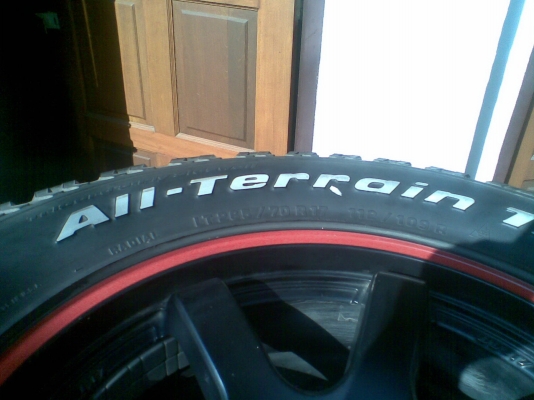 ยาง BF ขายรวม 25000(4เส้นแม็กพร้อมยาง) ลดกระหน่ำ^^