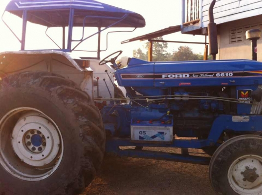รถไถ FORD 6600 เครื่องดี T3  ผาน 7 +ดันหน้า สภาพเดิมๆ