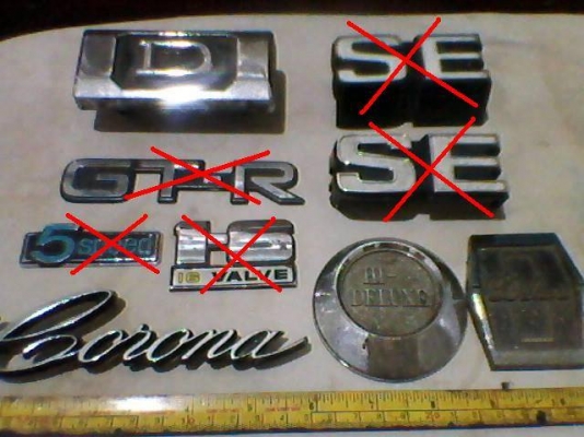 ลดอีกรอบ!!เพลท+โลโก้แท้!!! ถอดจากรถ มีแค่ในภาพครับ