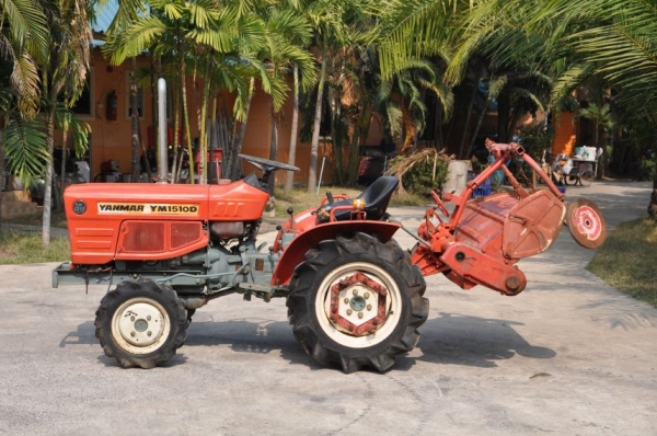 ขายรถไถYANMAR YM1510D ขับ4ล้อ พร้อมโรตารี่ สภาพสวยเดิมจากญี่ปุ่น 78,000 เท่านั้น!!