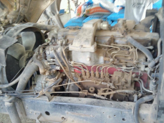 ขายรถสิบล้อเทเลอร์รถเกี่ยว HINO 2H 2 เพลา เครื่อง195 แรง ยาง 70\%