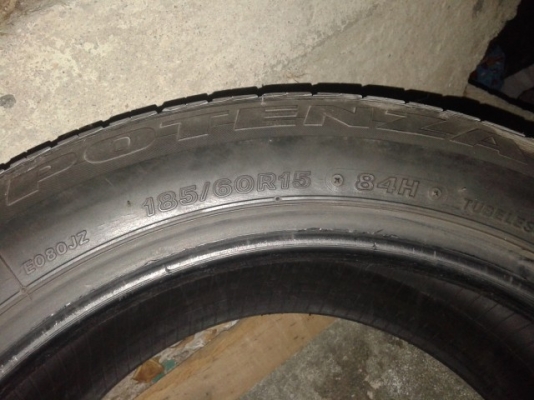 ขายยาง 185-55-15 BRIDGESTONE POTENZA RE080