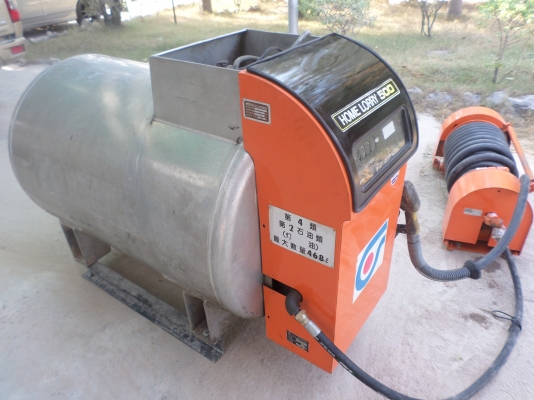 ขายถังน้ำมัน 500 ลิตร หัวจ่ายมีโลว์เก็บสายได้  เร็วแรงพร้อมใช้งานได้ทันที