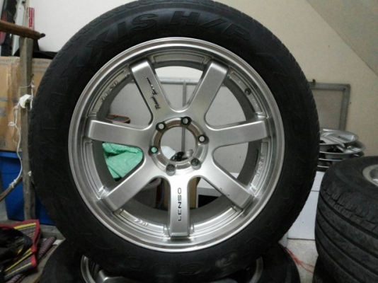 ขายแม็กพร้อมยาง LENZO RT-7 ขอบ20X9นิ้ว 6รู ยางปี10X4ล้อ