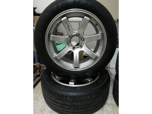 ขายแม็กพร้อมยาง LENZO RT-7 ขอบ20X9นิ้ว 6รู ยางปี10X4ล้อ