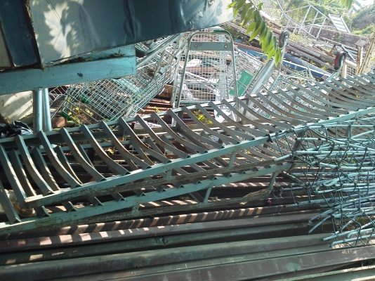 ชุดเหล็กฉากเชื่อมให้รถยนต์วิ่งขึ้นเพื่อการทำงานต่างๆ1ชุดมี2ข้าง