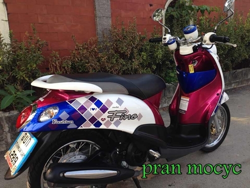 ขายyamaha finoสีขาวน้ำเงินชมพู ปี2012 ขายyamaha finoสีขาวน้ำเงินชมพู ปี2012