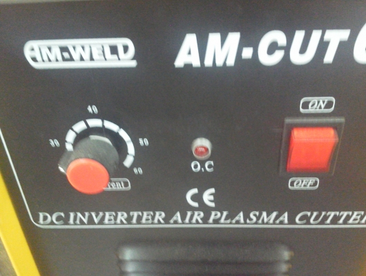 เครื่องตัดโลหะพลาสมา ยี่ห้อ hm-weld cut 60 พร้อมมีรับประกันตัวเครื่องหนึ่งปีเครื่องยังใหม่มากพร้อมใช้งานและอุปกรณ์ครบ