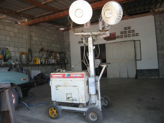 ขายไฟสนามของ yanmar  GENERATOR YDG206S ดีเซล เป็นไฟ 100 Vจากญี่ปุ่นใช้มา 1753ชั่วโมง