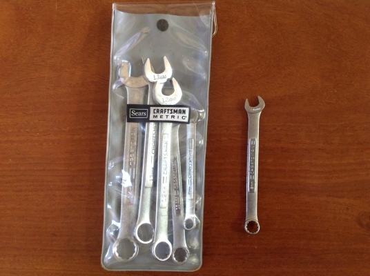 ขายประแจปากตาย  แหวน Vintage Craftsman ชุด 5 ชิ้น  (แถมฟรี 9 mm 1 ชิ้น)