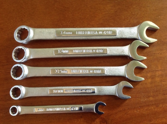 ขายประแจปากตาย  แหวน Vintage Craftsman ชุด 5 ชิ้น  (แถมฟรี 9 mm 1 ชิ้น)