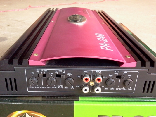 แอมป์4ch แรงๆ สภาพใหม่ แอมป์4ch แรงๆ สภาพใหม่