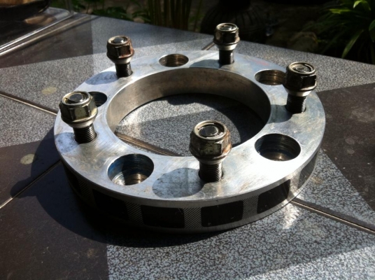 สเปเซอร์อลูมิเนียม หนา 1นิ้ว 5รู/139.7 Made in Japan for Suzuki