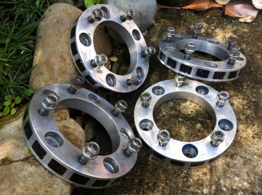 สเปเซอร์อลูมิเนียม หนา 1นิ้ว 5รู/139.7 Made in Japan for Suzuki