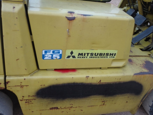 ขายรถยก MITSUBISHI FG25 เครื่องเบนซิน ติดต่อคุณจิ๊ด โทร. 089-7949488