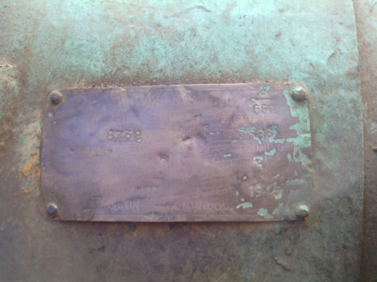 ขายไดปั่นไฟเปล่า  ขนาด  60  kVA  1000 RPM  แอมสูงมากครับ  220 V   2  สาย  ขาย 27000 บาท