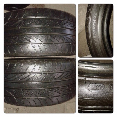 ขายยางขอบ18 ปี 12 Sailun 245 40 18 2 เส้น ราคา 2,200 บาทถูก