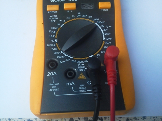 มัลติมิเตอร์ VICTOR 88A ตัวใหญ่หน้าปัดใหญ่ชัดเจนมากสภาพสวยพ่านการใช้งานมาน้อยมากเหมือนใหม่