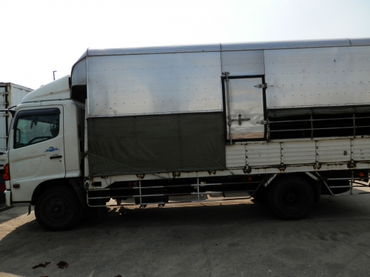 6ล้อไม่ดั้ม HINO MEGA UROII FC4J ปี46 ตู้มิเนียมยาว5.50ม